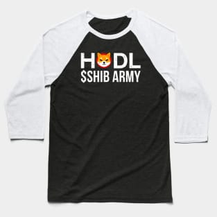 HODL SHIBA INU Coin Baseball T-Shirt